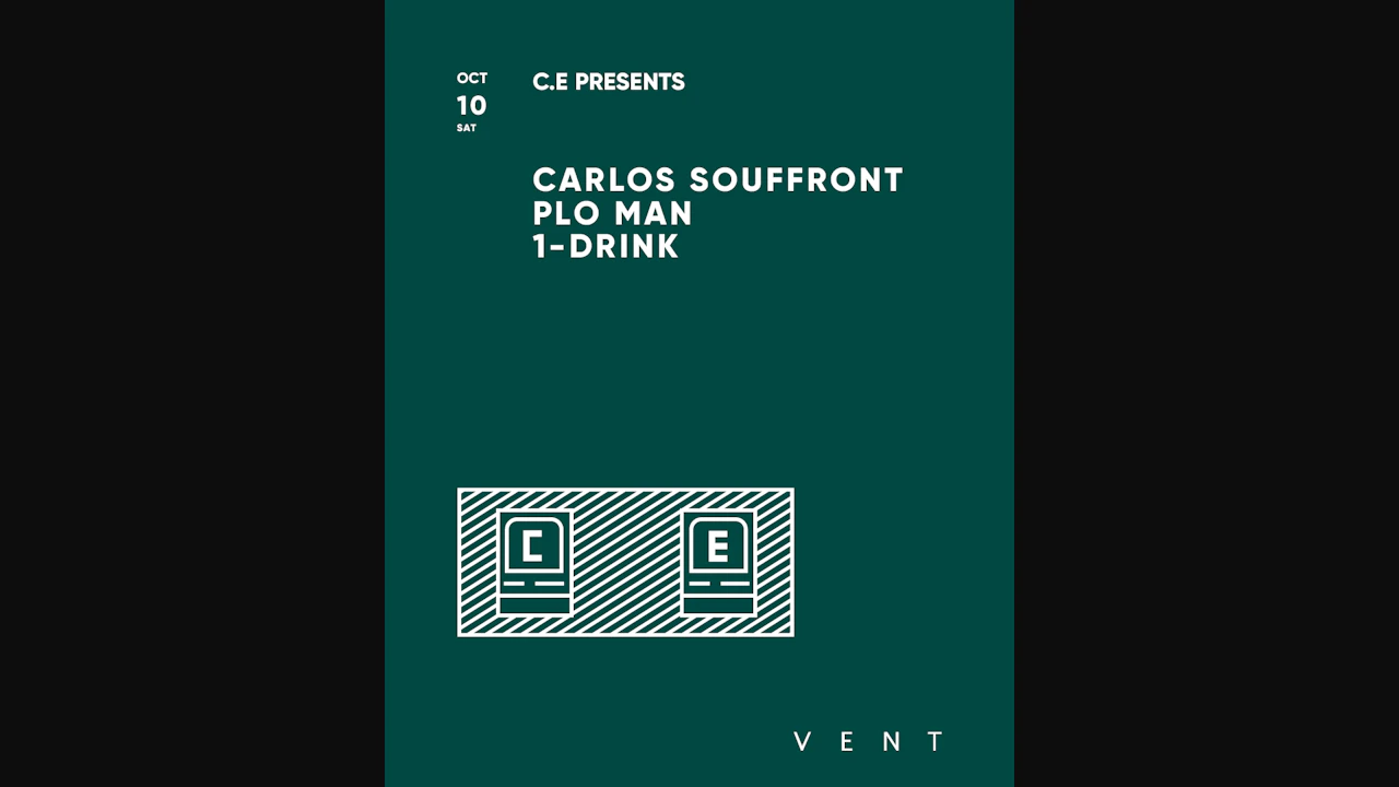 Carlos Souffront , PLO Man , 1-DRINK / C.E pesents
