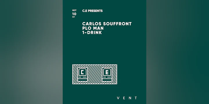 Carlos Souffront , PLO Man , 1-DRINK / C.E pesents
