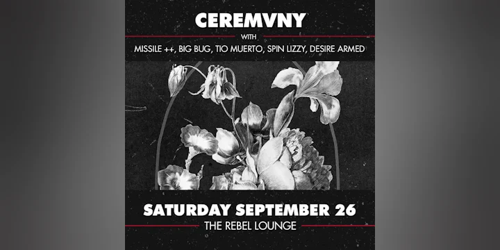 CEREMVNY - Goth | Post-Punk | Darkwave Night