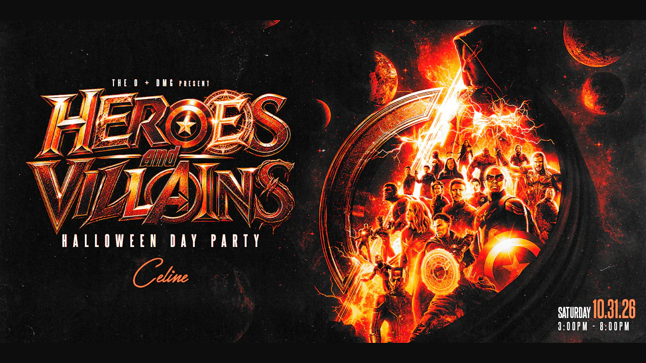 Trick “O” Treat: Heroes Vs Villains Darty @ Celine Orlando