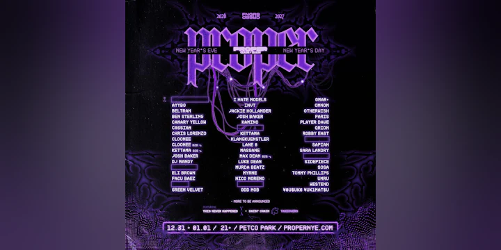Fngrs Crssd Presents Proper Nye/nyd 2027
