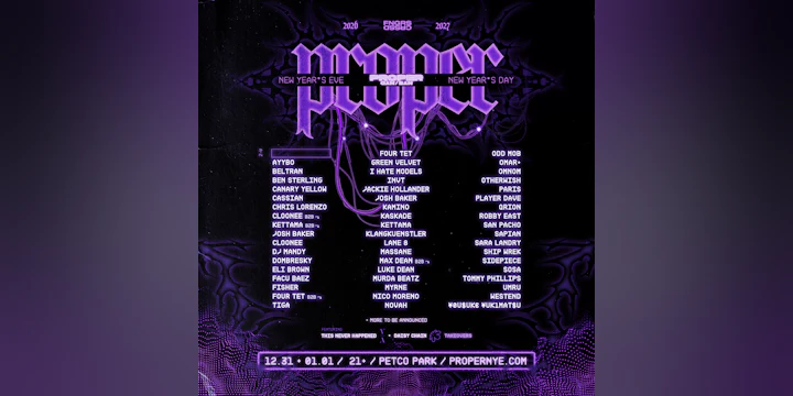 Fngrs Crssd Presents Proper Nye/nyd 2027