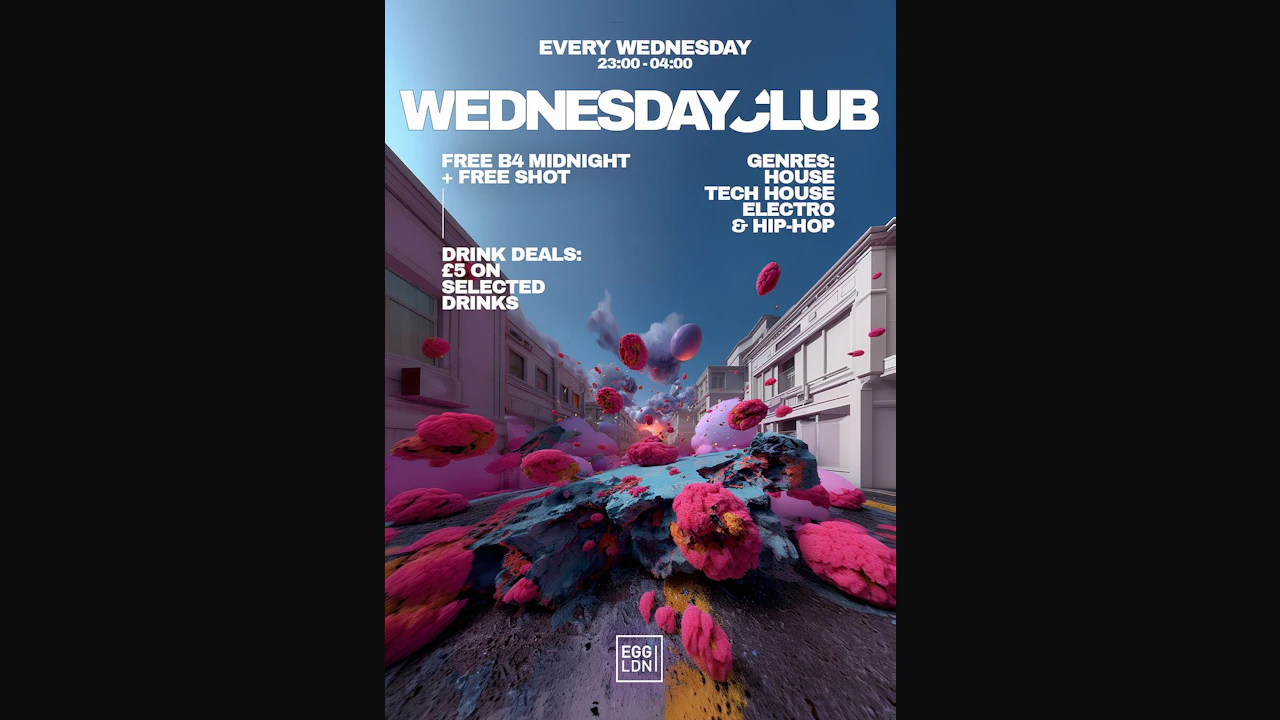 Wednesday Club: House, Tech House, Electro & Hip Hop