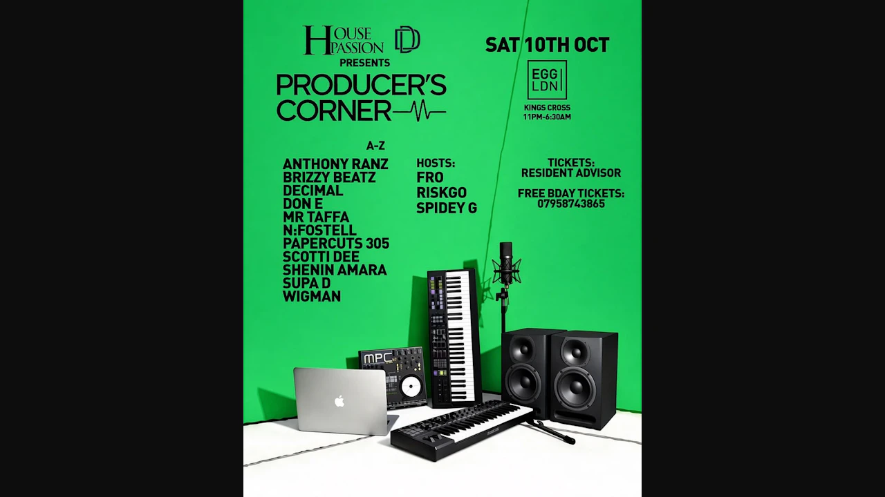 House Passion presents Producer's Corner