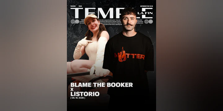 09.19 Temple Taipei Presents: Listorio X Blame the Booker