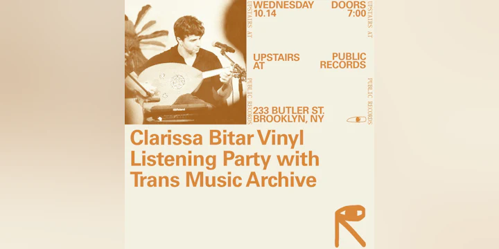 Clarissa Bitar Vinyl Listening Party with Trans Music Archive
