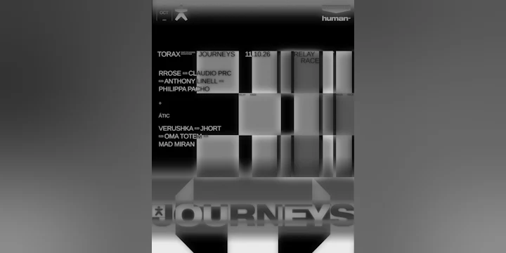 Torax x Journeys: Anthony Linell, Claudio PRC, Philippa Pacho, Rrose, mad miran, oma totem