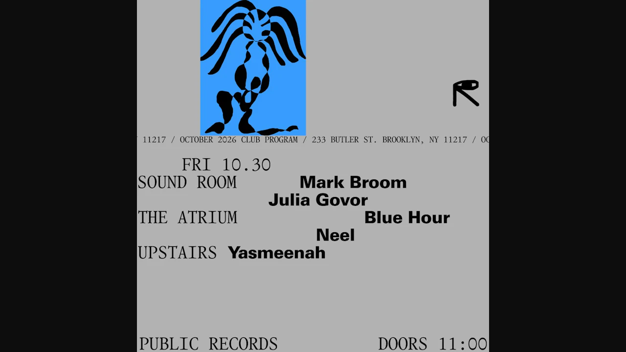Mark Broom, Julia Govor / Blue Hour, Neel / Yasmeenah