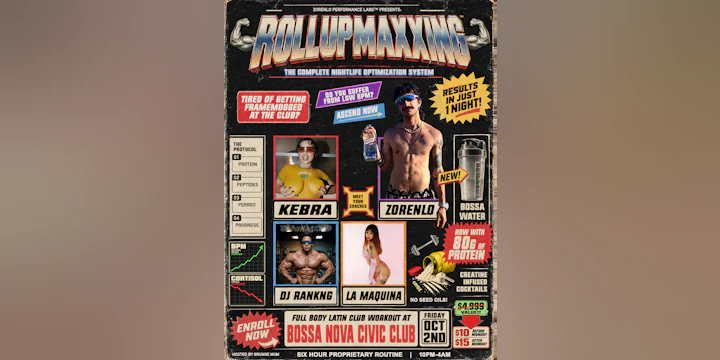 Rollup: KEBRA (BR/CDMX), Dj Rankng (CDMX), La Maquina, zorenLo