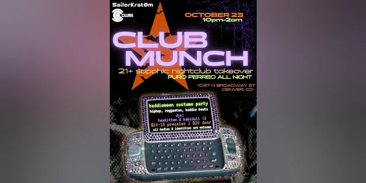 Club Munch - Sapphic nightclub takeover