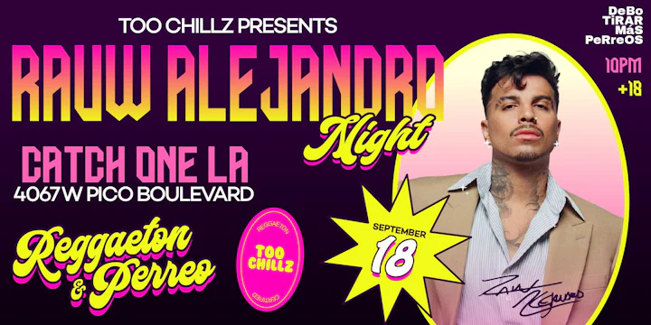 Rauw Alejandro Night @ Catch One Los Angeles