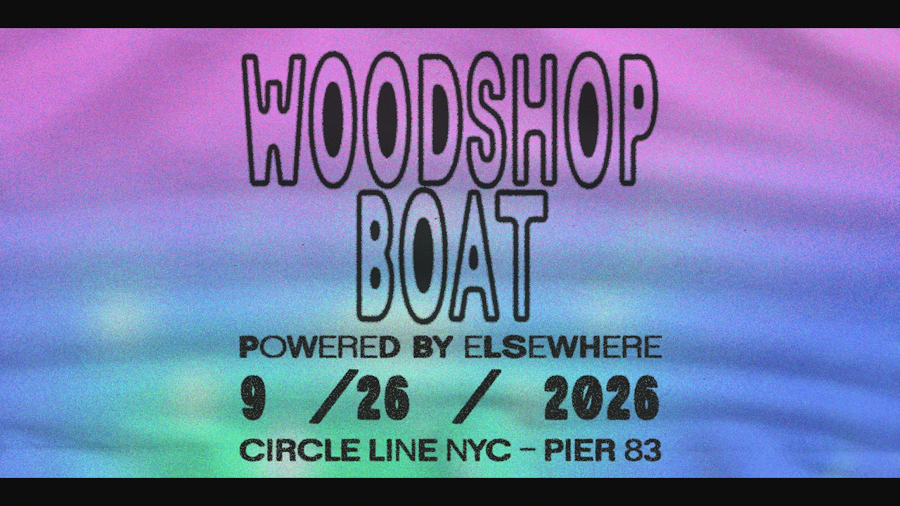 Elsewhere Presents: Woodshop Boat