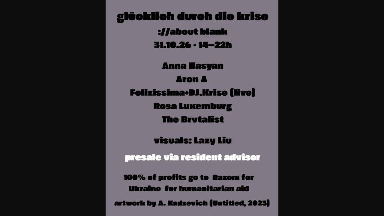 Glücklich durch die Krise (G2DK) - Daytime Rave