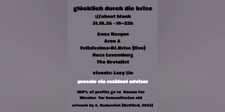 Glücklich durch die Krise (G2DK) - Daytime Rave