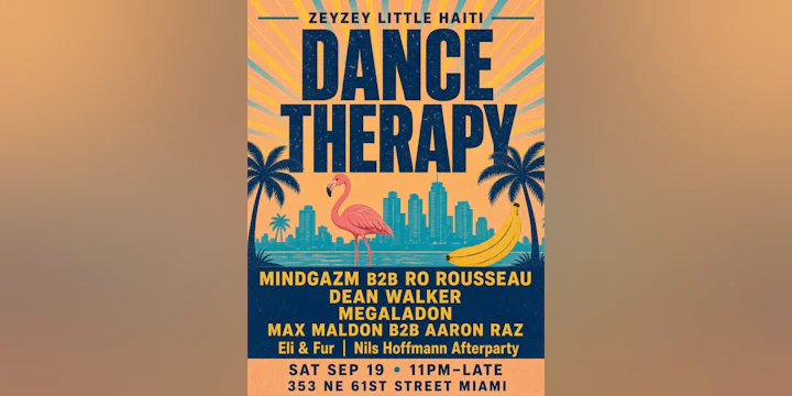 Dance Therapy x House of Roses Records (Free Entry)