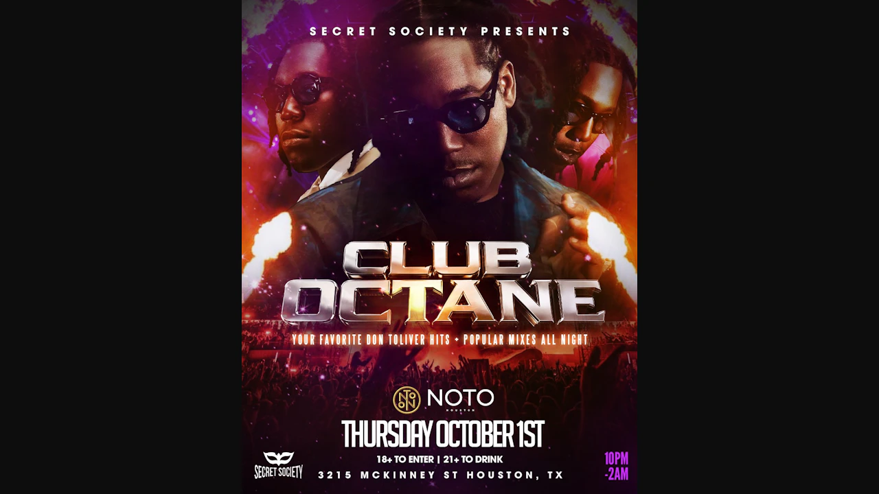 Club Octane: Your Favorite Don Toliver Hits + Popular Mixes All Night