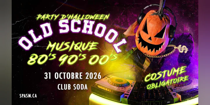 Party D’halloween Old School - Spasm 2026