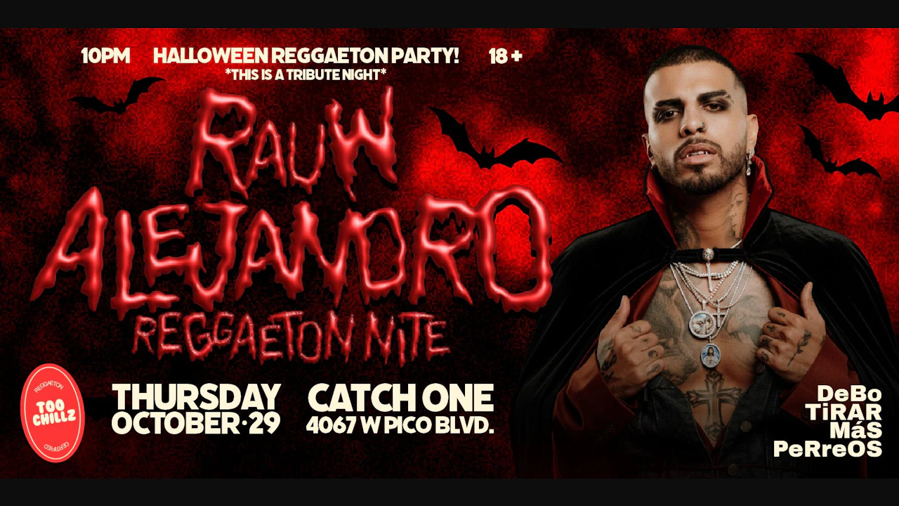 Rauw Alejandro Halloween Night @ Catch One Los Angeles