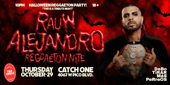 Rauw Alejandro Halloween Night @ Catch One Los Angeles