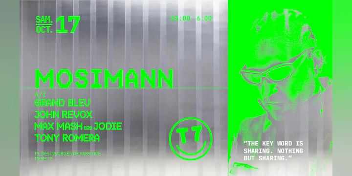 T7 : Mosimann presents Dream Night