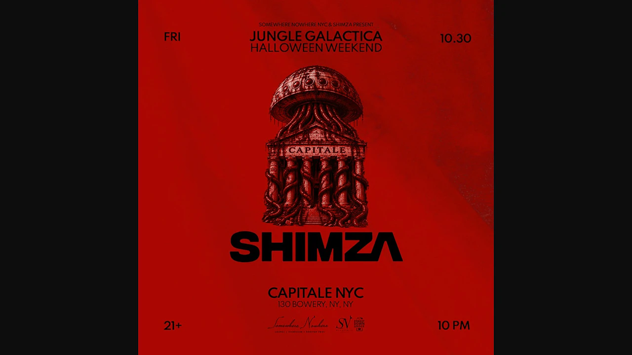 Shimza @ Capitale NY ~ Jungle Galactica Halloween