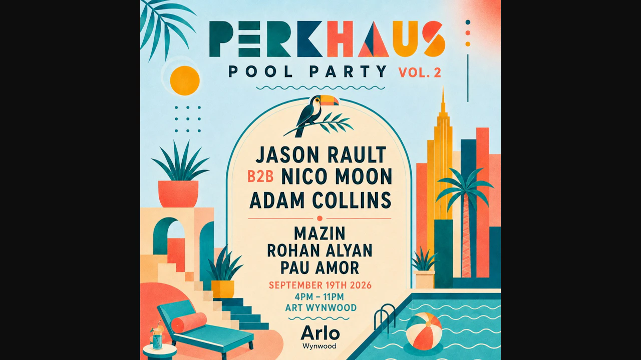 Perkhaus x Arlo Rooftop Pool Party