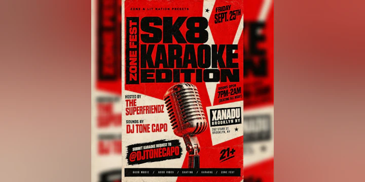 Zone Fest's Karaoke SK8 ft. DJ Tone Capo (skate + karaoke)
