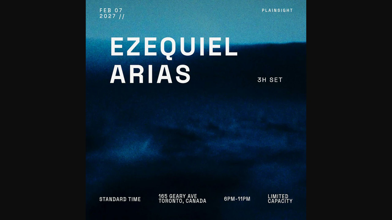 Ezequiel Arias (3hr Set) at Standard Time