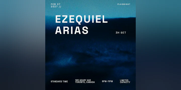 Ezequiel Arias (3hr Set) at Standard Time