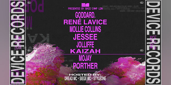 DeVice ft goddard. René LaVice, Mollie Collins, Jessee, Jolliffe, DREAD MC