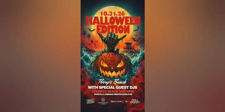 HALLOWEEN @ Perry’s Beach Club • Santa Monica Beach Sat, Oct 31st