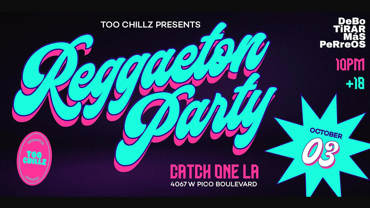 Reggaeton Party @ Catch One Los Angeles