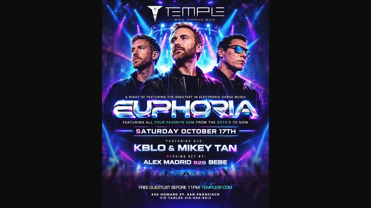 Euphoria: An EDM Tribute Party w/ Mikey Tan