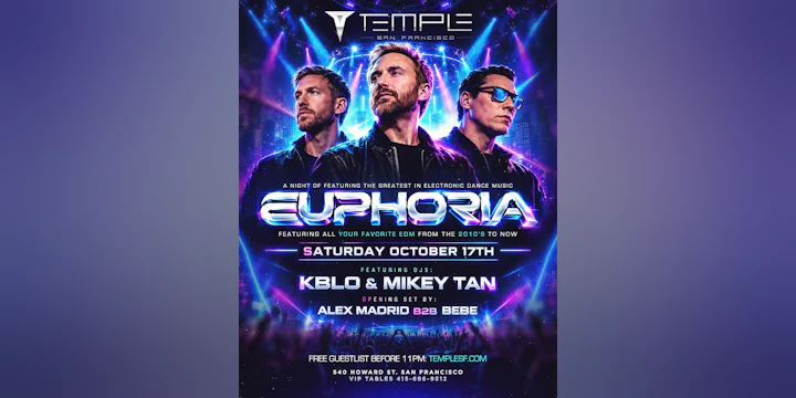 Euphoria: An EDM Tribute Party w/ Mikey Tan
