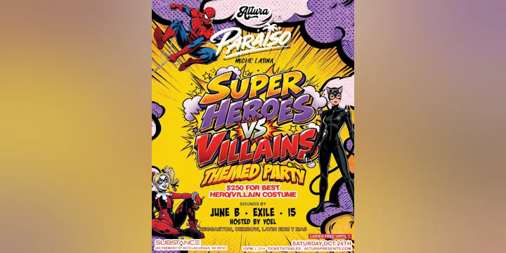 Altura Presents: Super Heroes Vs Villains