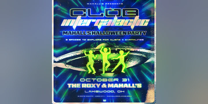 Mahall's Halloween party: Club Intergalactic