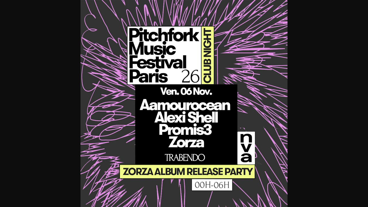 Pitchfork Club Night : Aamourocean, Alexi Shell, PROMIS3, Zorza