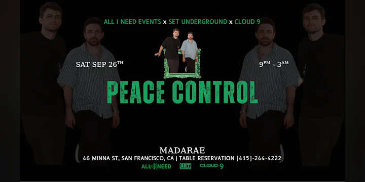 PEACE CONTROL (Afro House & Indie Dance)
