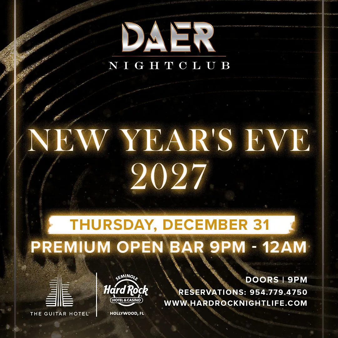 New Year's Eve | DAER Nightclub