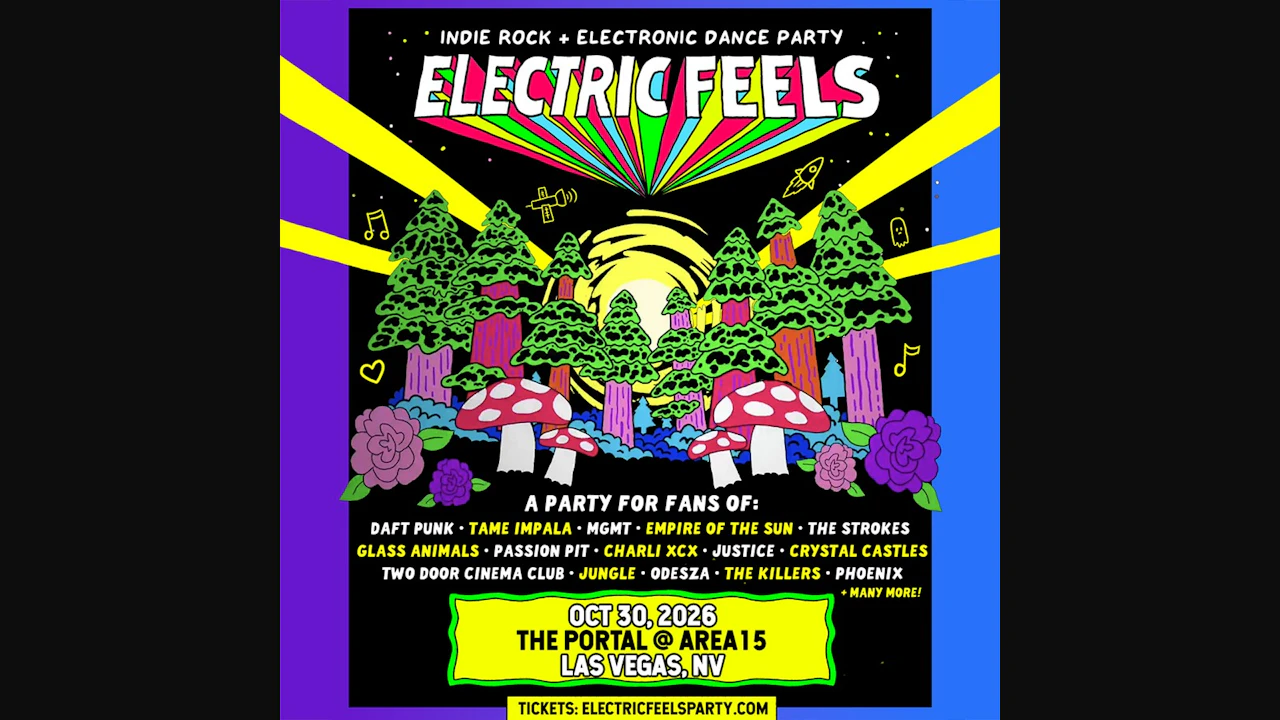 Electric Feels: Indie Rock + Electronic Dance Party