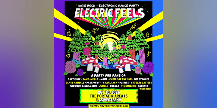 Electric Feels: Indie Rock + Electronic Dance Party