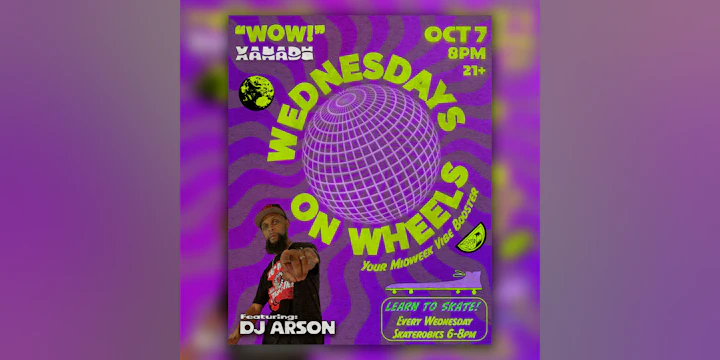 Wednesday on Wheels ft. DJ Arson (skate)