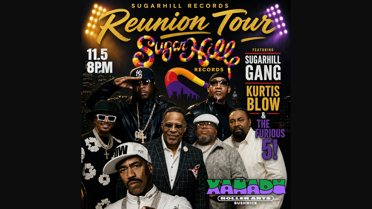 Sugarhill Records Reunion Tour ft. The Sugarhill Gang, Kurtis Blow & The Furious Five (skate + concert)