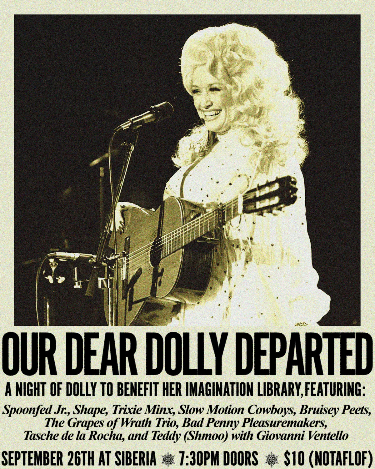 Our Dear Dolly Departed  An Evening Of Dolly
