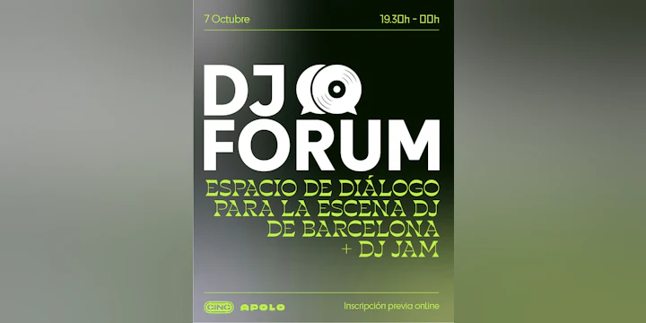 Dj Forum Barcelona + Dj B2B Jam
