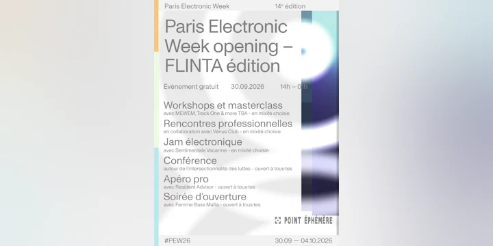 Paris Electronic Week Opening