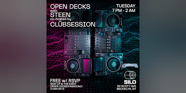 Open Decks w/ Steen & Clübsession
