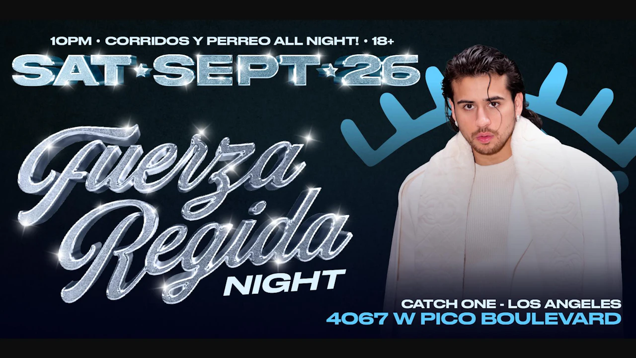 Fuerza Regida Night @ Catch One Los Angeles