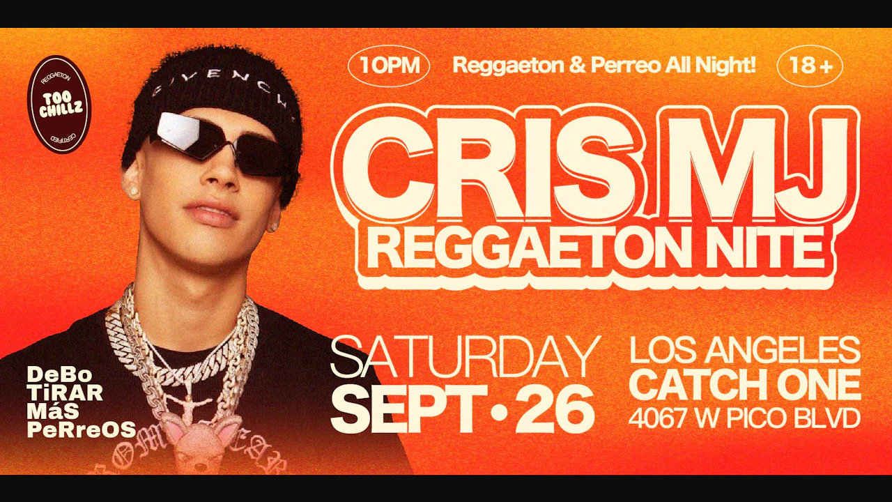 Cris Mj Night @ Catch One Los Angeles