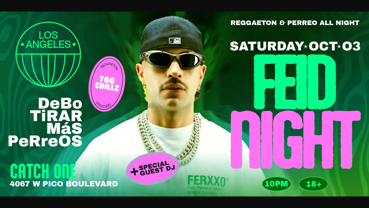 Feid Night @ Catch One Los Angeles